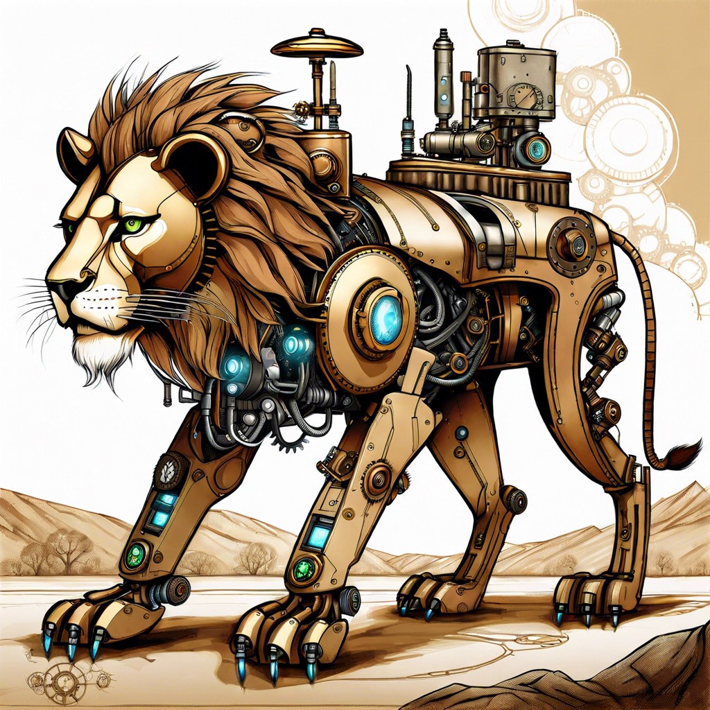 a cybernetic animal hybrid