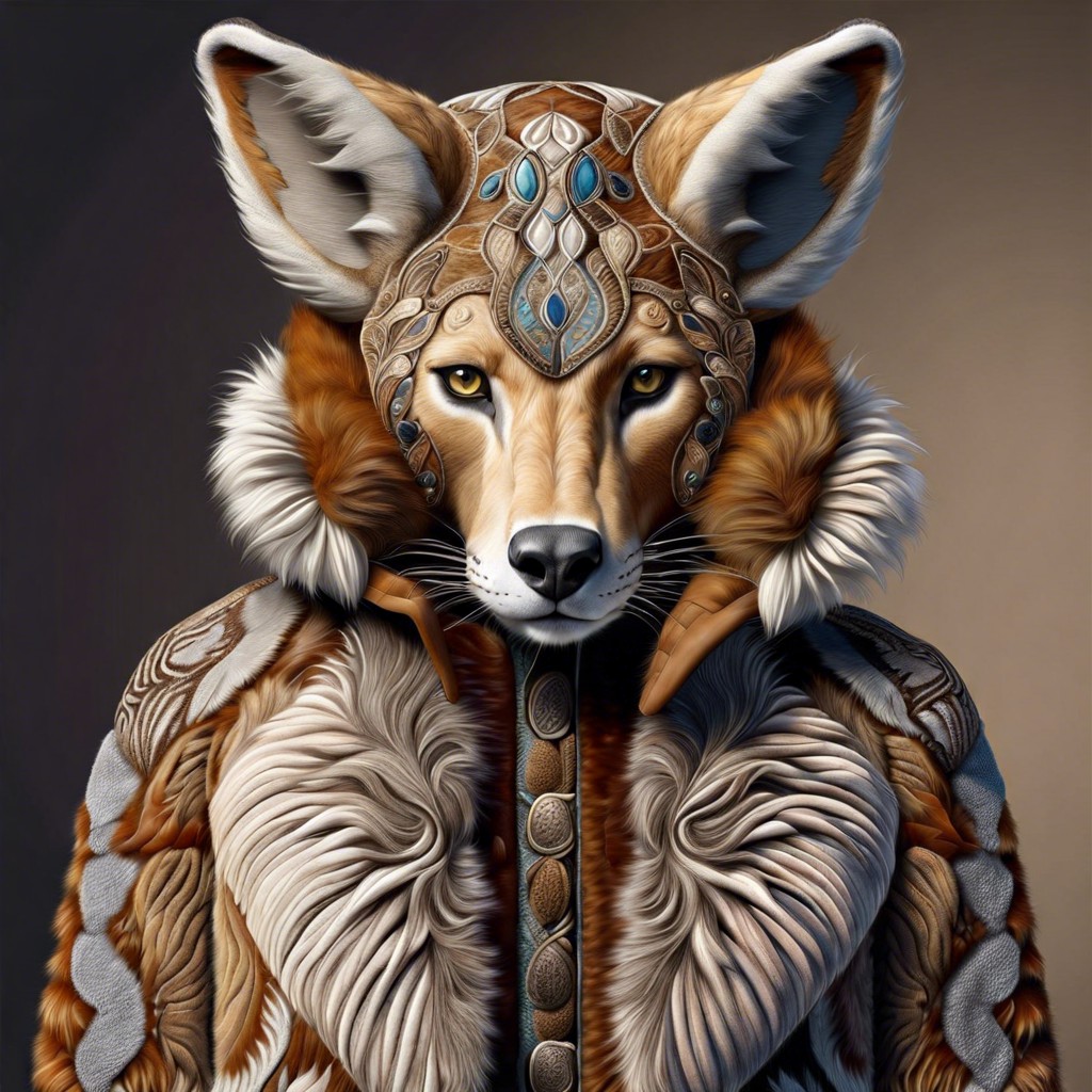 a detailed fur coat on an animal showing various textures and shades
