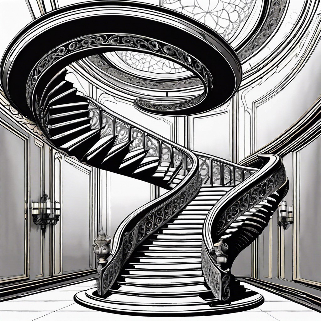 a never ending staircase that twists into infinity