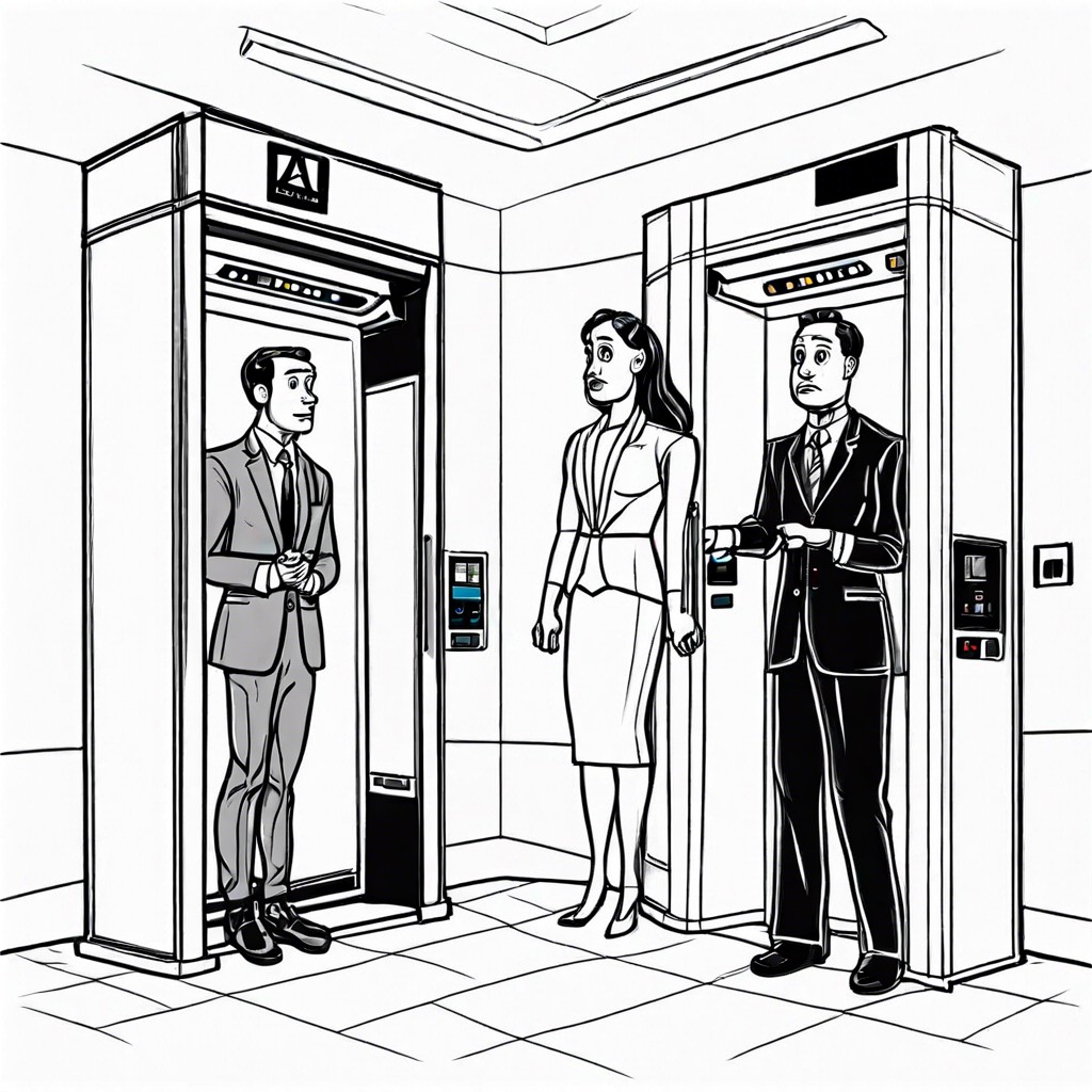 an elevator with a voice activated ai that misunderstands every command