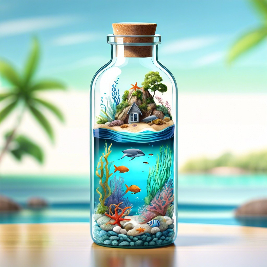 an ocean in a bottle
