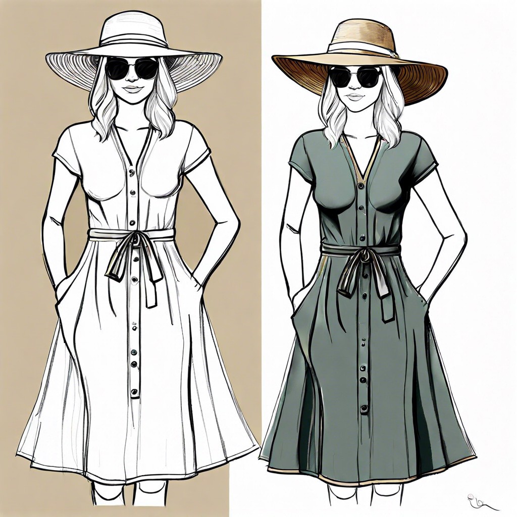 fashion designs create simple clothing or accessory sketches