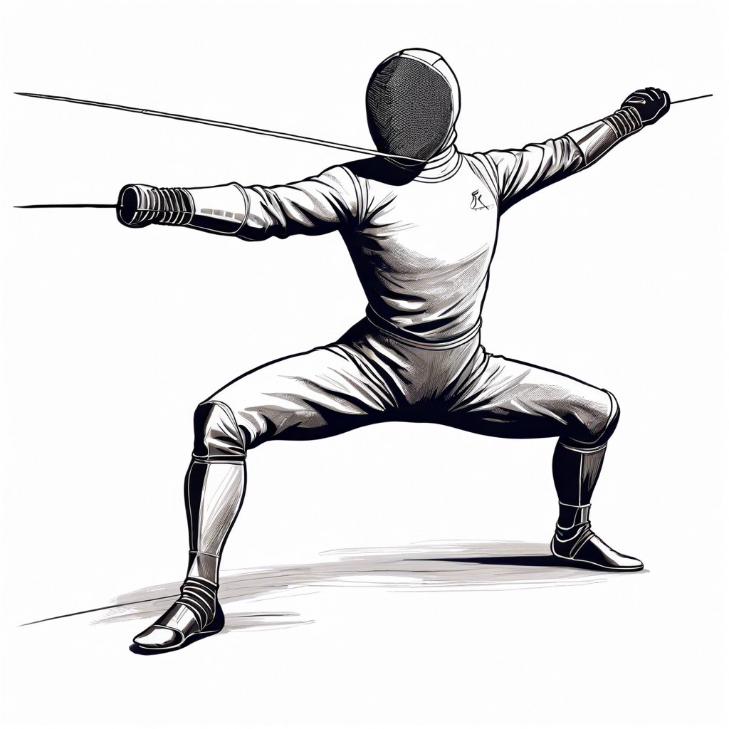 fencing lunge