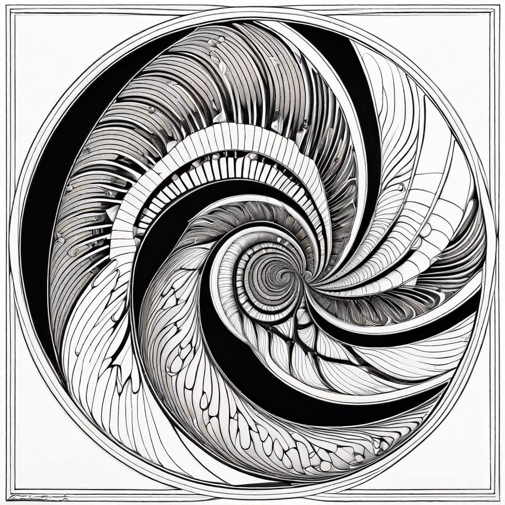 fibonaccis dream spirals based on the fibonacci sequence