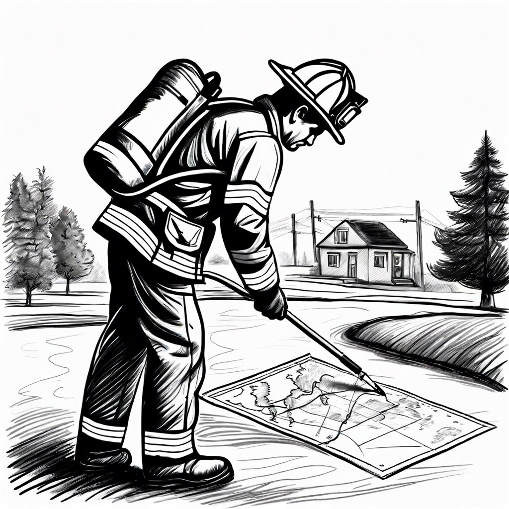 firefighter creating safety plans
