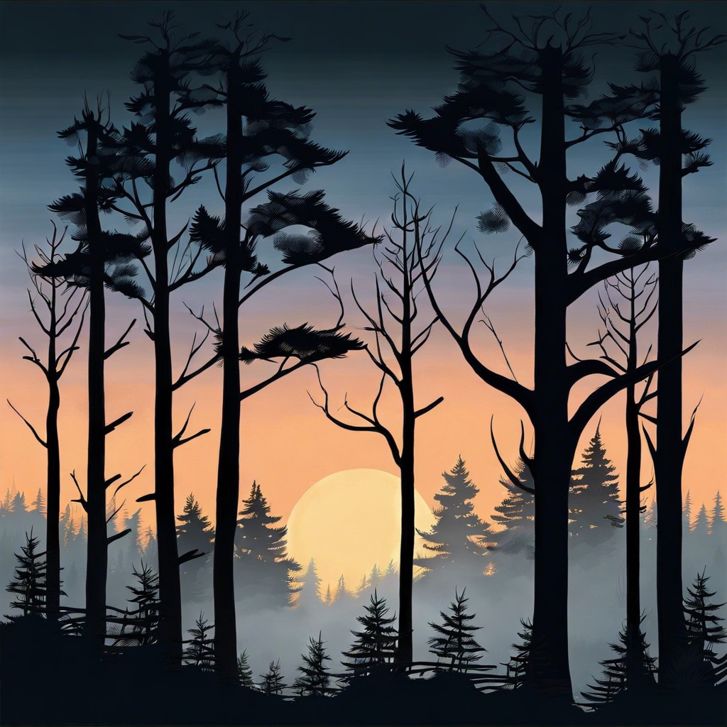 forest silhouette