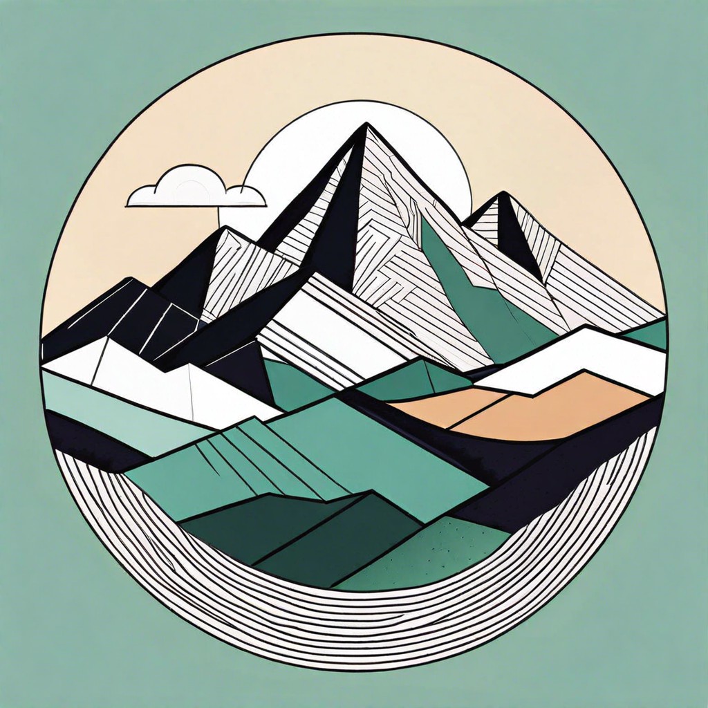 geometric mountains