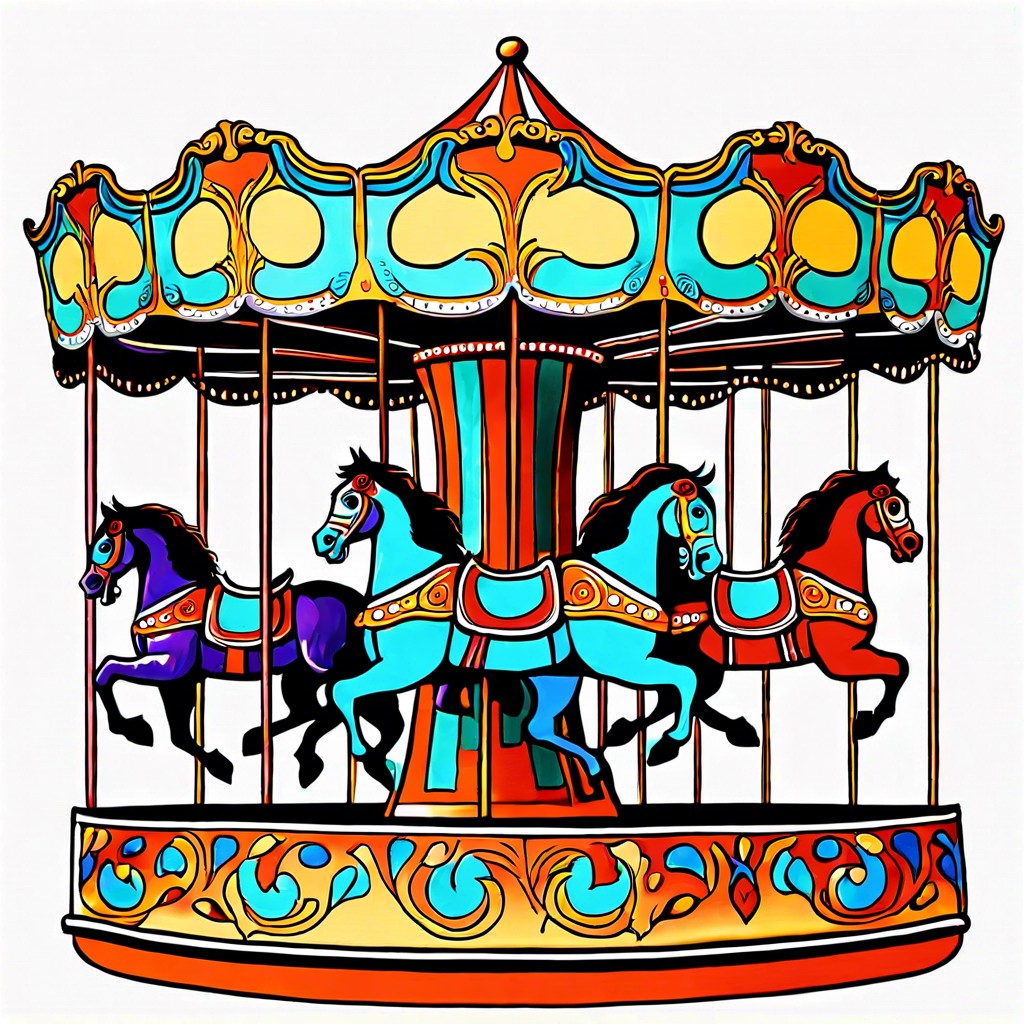 old fashioned carousel