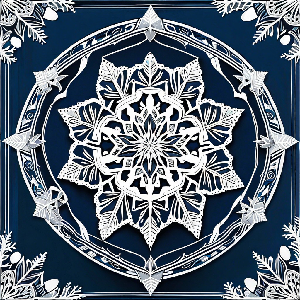 snowflake mandala