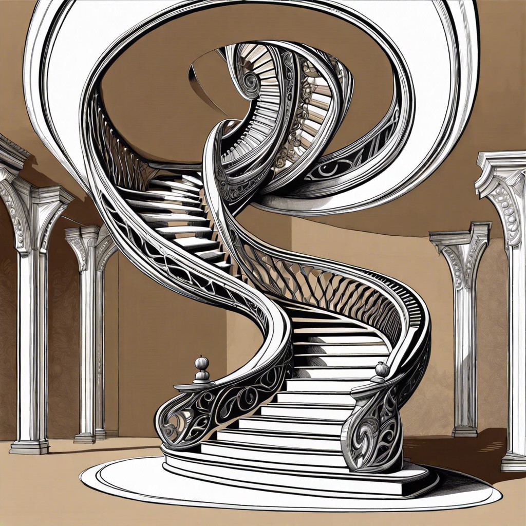 stairs that bend and twist into impossible shapes