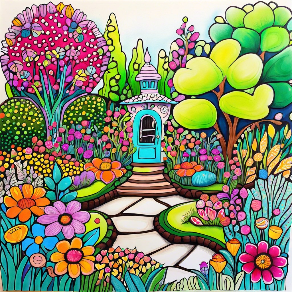 whimsical garden