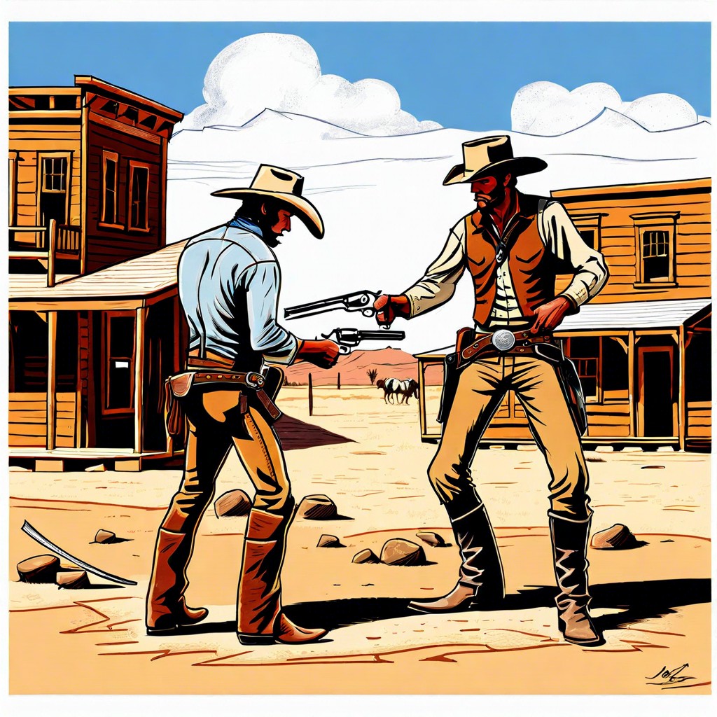 wild west cowboy showdown