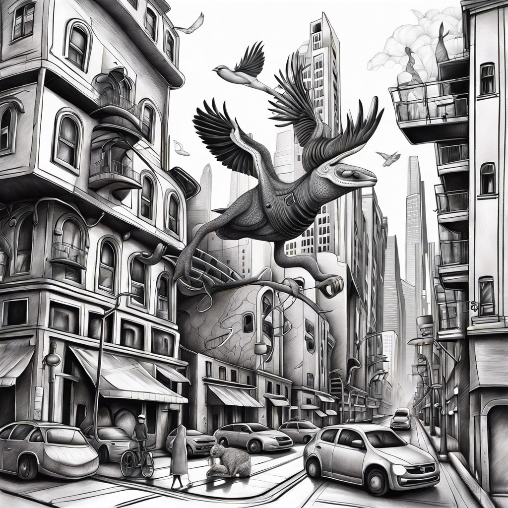 animal cityscapes