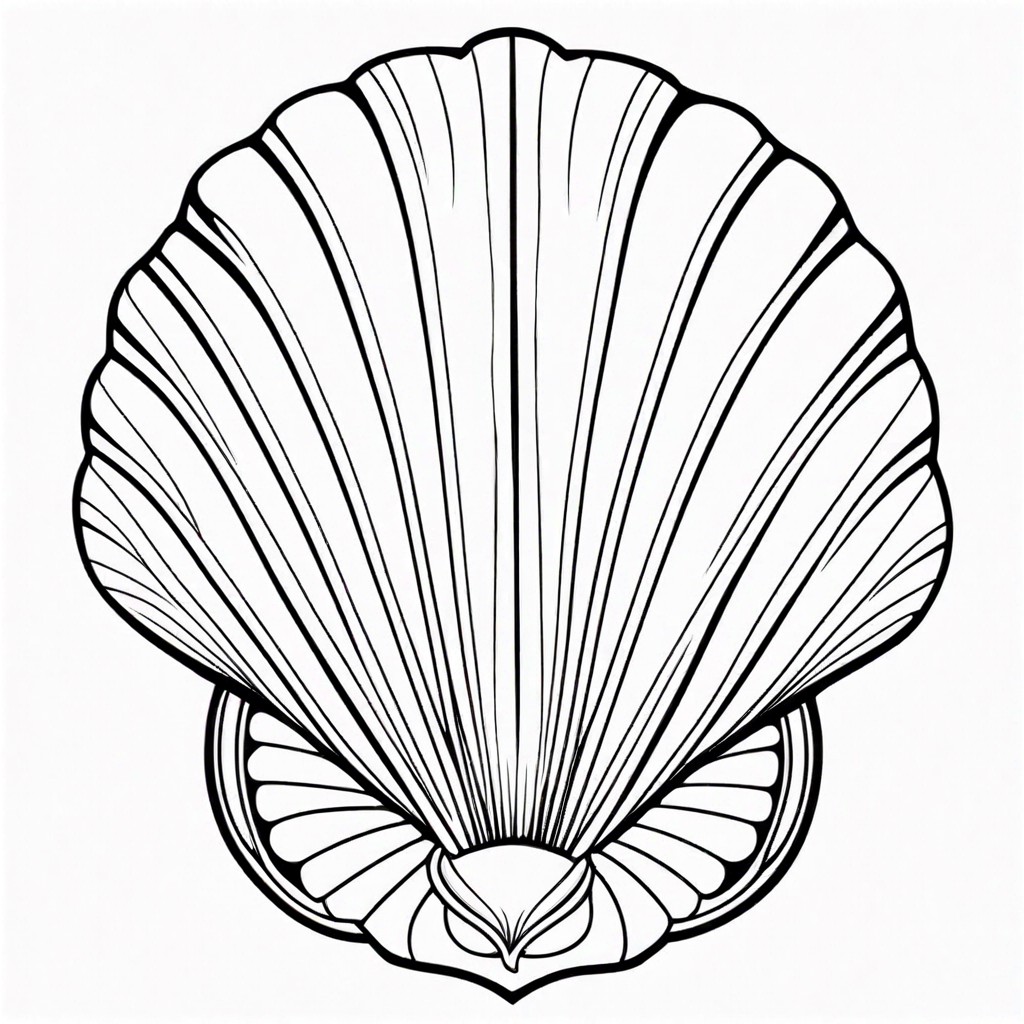 art deco shell design