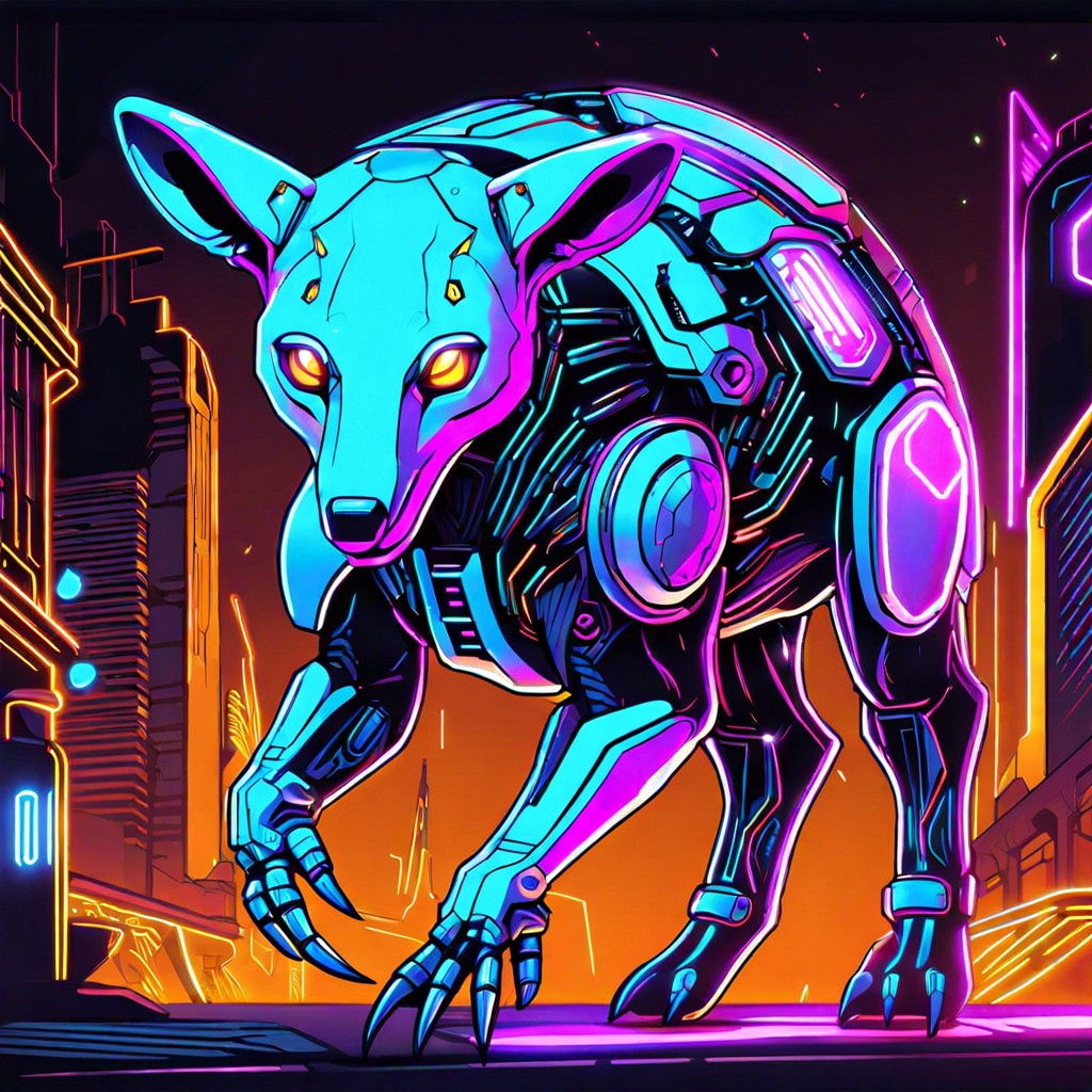 cyberpunk animals