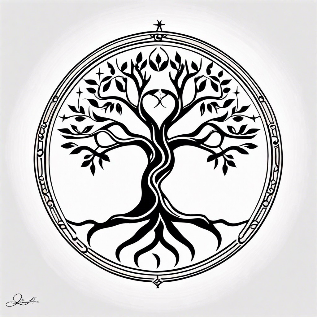minimalist tree of life