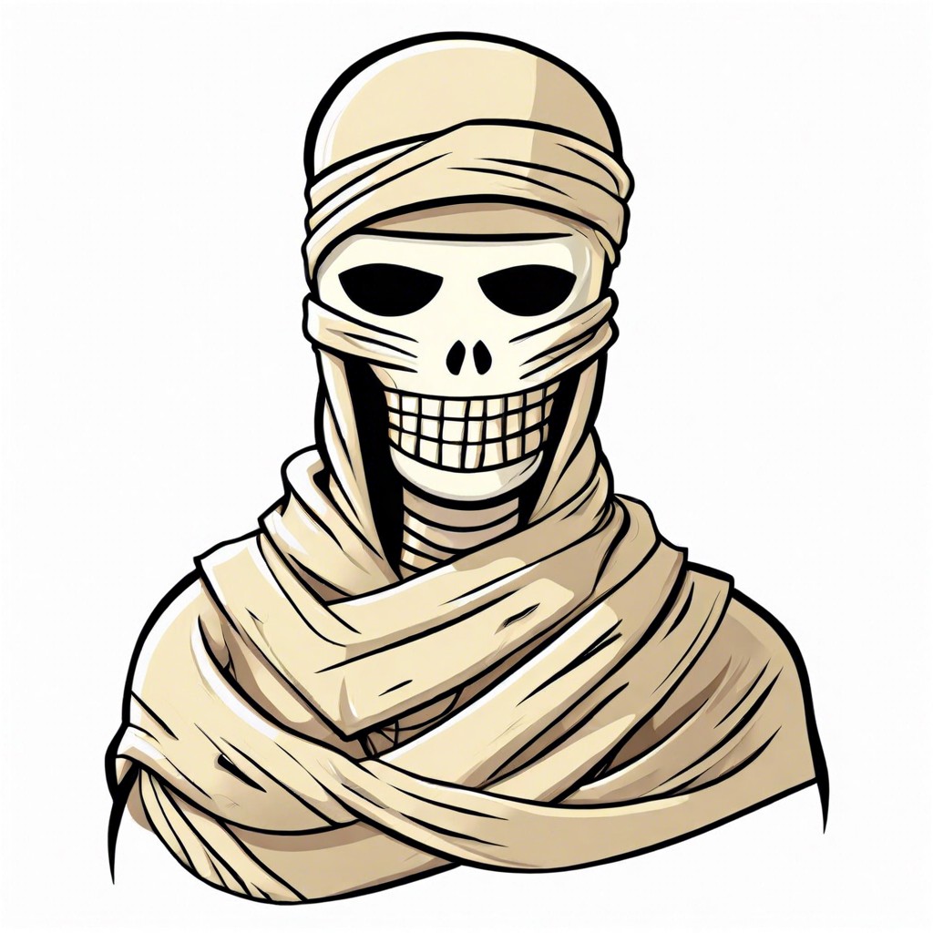 mummy wrapped in bandages