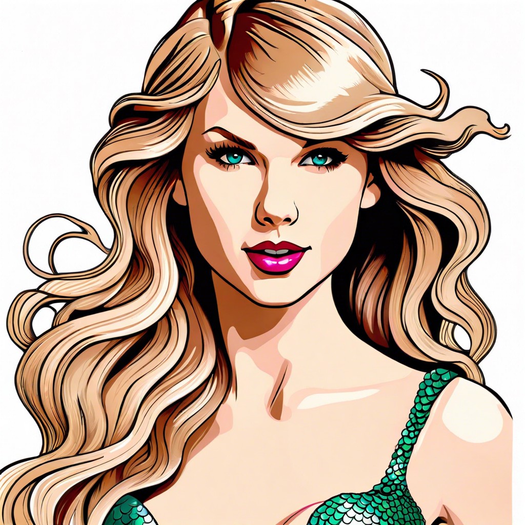 taylor swift as a mermaid