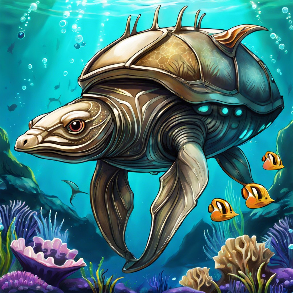 underwater fantasy animals