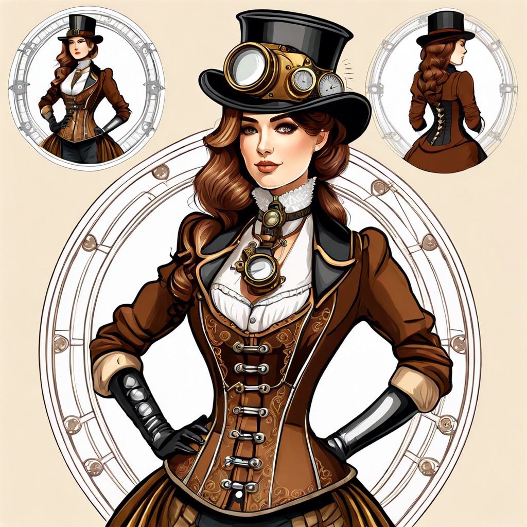 victorian inspired steampunk outfits