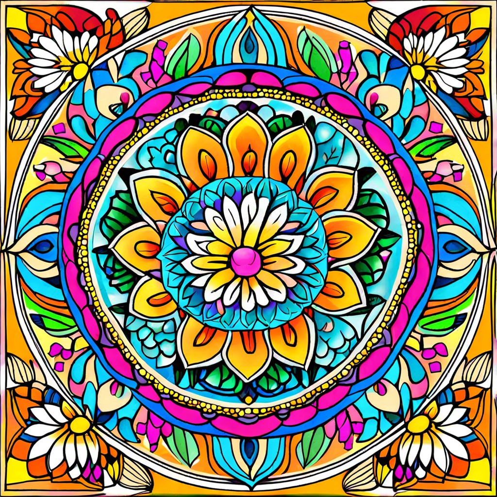 floral mandala