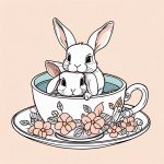bunnies in teacups