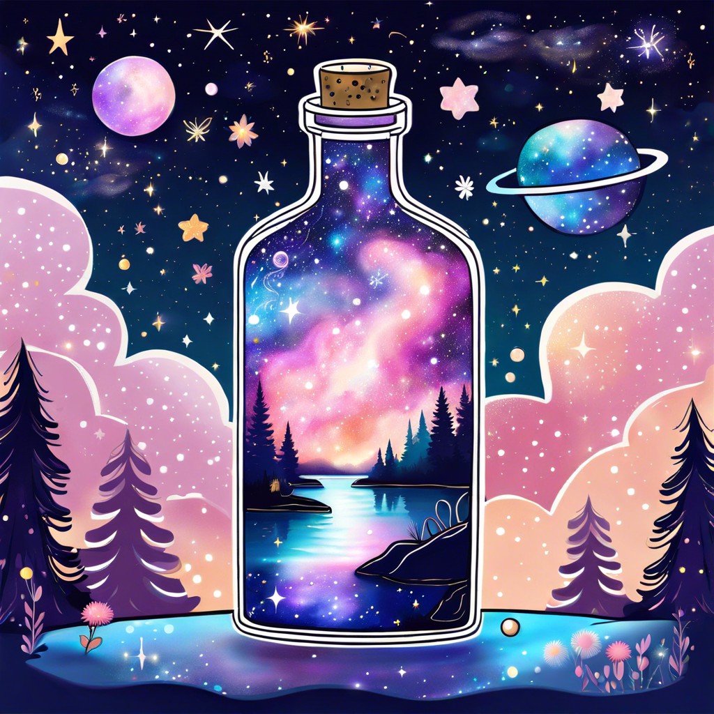 dreamy galaxy bottles